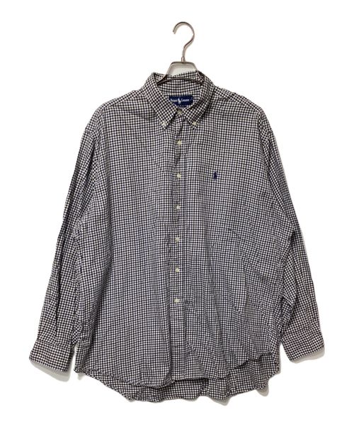 RALPH LAUREN（ラルフローレン）RALPH LAUREN (ラルフローレン) BDチェックシャツ ネイビー サイズ:XLの古着・服飾アイテム