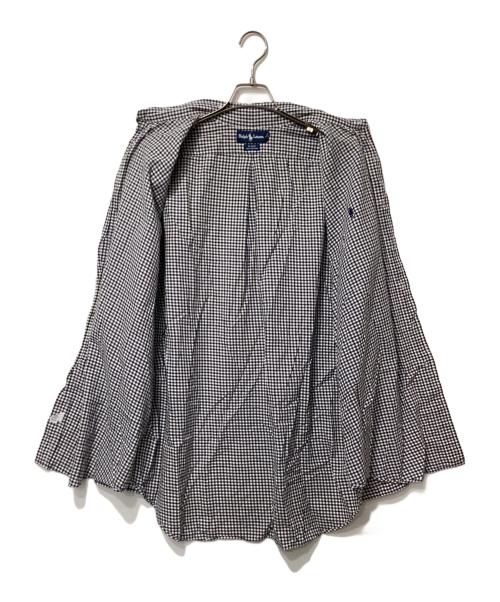 RALPH LAUREN（ラルフローレン）RALPH LAUREN (ラルフローレン) BDチェックシャツ ネイビー サイズ:XLの古着・服飾アイテム