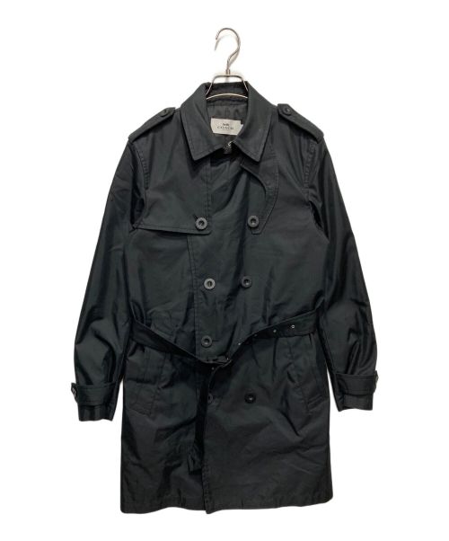 COACH（コーチ）COACH (コーチ) トレンチコート ブラック サイズ:Sの古着・服飾アイテム