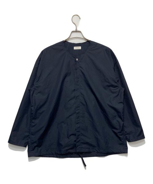 eN ROUTE（アンルート）eN ROUTE (アンルート) タフタノーカラーヘムコードジャケット ネイビー サイズ:3の古着・服飾アイテム