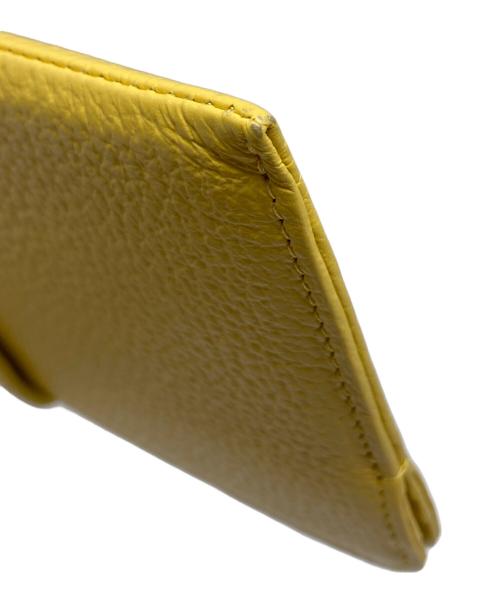 ATELIER NUU（アトリエヌウ）ATELIER NUU (アトリエヌウ) レザーウォレット イエローの古着・服飾アイテム