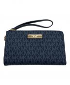 MICHAEL KORSマイケル・コース）の古着「二つ折り財布 リストレット」｜ネイビー