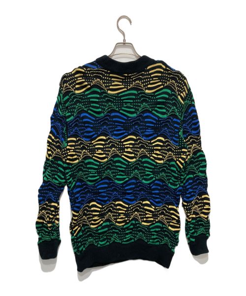 Coogi（クージー）Coogi (クージー) 3Dコットンニット ブラック サイズ:Lの古着・服飾アイテム