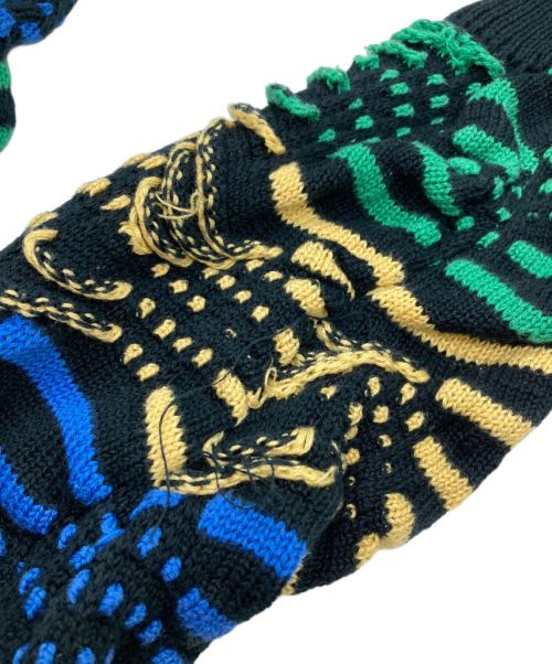 Coogi（クージー）Coogi (クージー) 3Dコットンニット ブラック サイズ:Lの古着・服飾アイテム