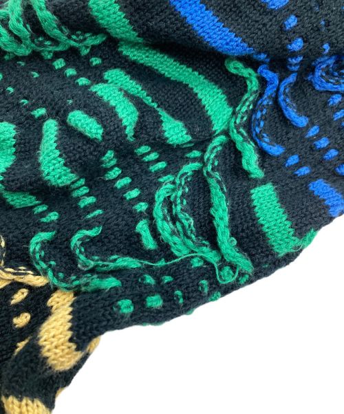 Coogi（クージー）Coogi (クージー) 3Dコットンニット ブラック サイズ:Lの古着・服飾アイテム