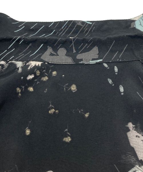 Porter Classic（ポータークラシック）Porter Classic (ポータークラシック) レーヨンアロハシャツ ブラック サイズ:Lの古着・服飾アイテム