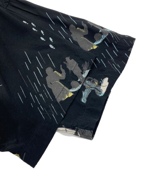 Porter Classic（ポータークラシック）Porter Classic (ポータークラシック) レーヨンアロハシャツ ブラック サイズ:Lの古着・服飾アイテム