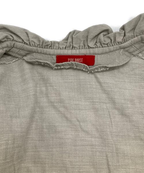 PINK HOUSE（ピンクハウス）PINK HOUSE (ピンクハウス) フリルシャツ ベージュ サイズ:-の古着・服飾アイテム