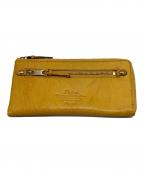 DAKOTAダコタ）の古着「L字ジップ長財布」｜イエロー