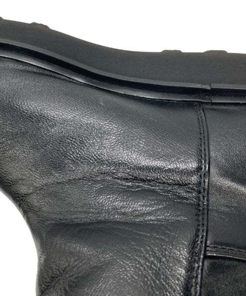 Caminando（カミナンド）Caminando (カミナンド) レザーロングブーツ ブラック サイズ:5の古着・服飾アイテム