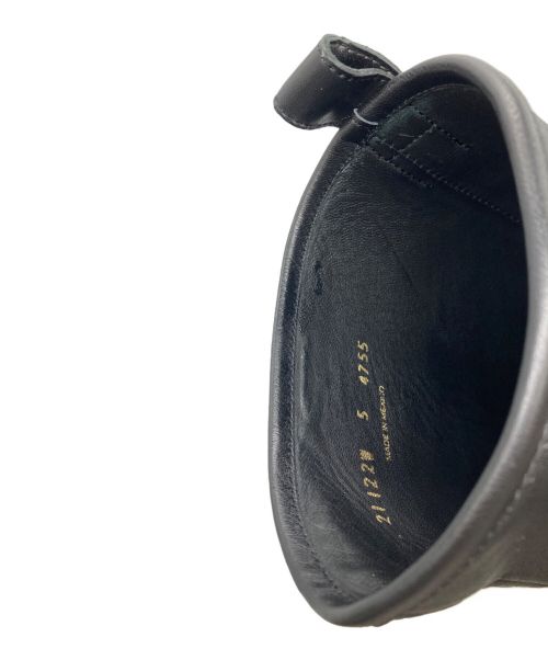 Caminando（カミナンド）Caminando (カミナンド) レザーロングブーツ ブラック サイズ:5の古着・服飾アイテム