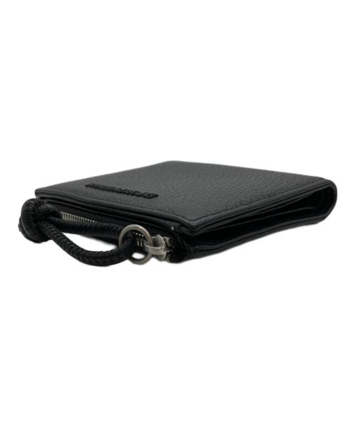 EMPORIO ARMANI（エンポリオアルマーニ）EMPORIO ARMANI (エンポリオアルマーニ) 2つ折り財布 ブラックの古着・服飾アイテム