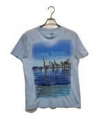 rockmare不明）の古着「プリントTシャツ」｜ブルー