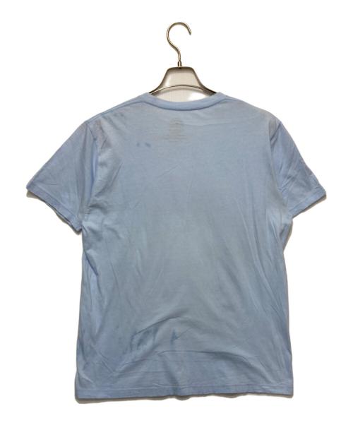 rockmare（不明）rockmare (不明) プリントTシャツ ブルー サイズ:Ｌの古着・服飾アイテム