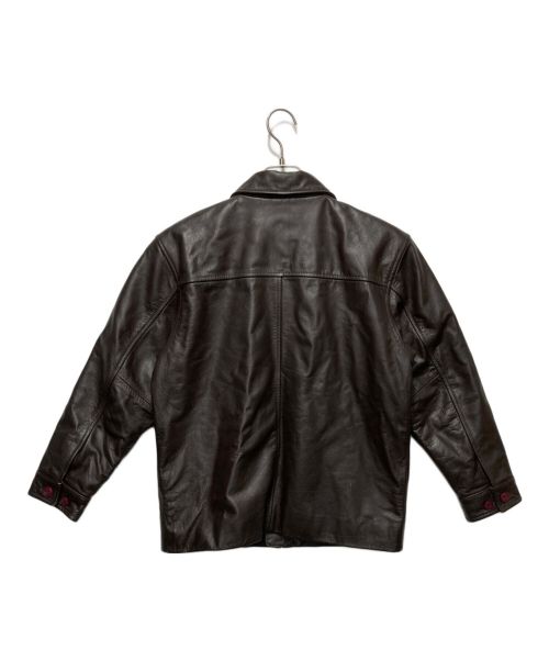 GAP（ギャップ）GAP (ギャップ) オールドレザージャケット ブラウン サイズ:XLの古着・服飾アイテム