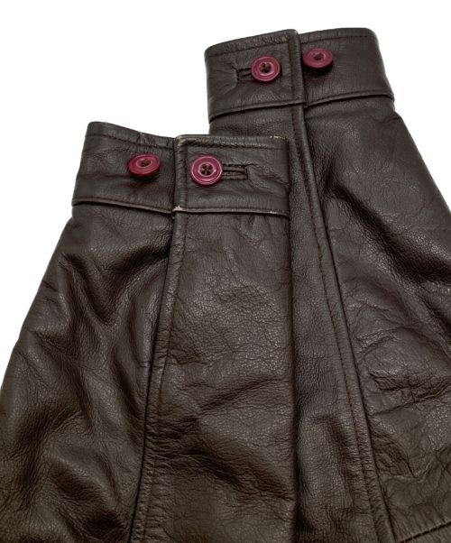 GAP（ギャップ）GAP (ギャップ) オールドレザージャケット ブラウン サイズ:XLの古着・服飾アイテム