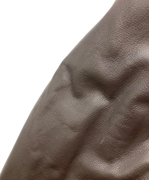 GAP（ギャップ）GAP (ギャップ) オールドレザージャケット ブラウン サイズ:XLの古着・服飾アイテム