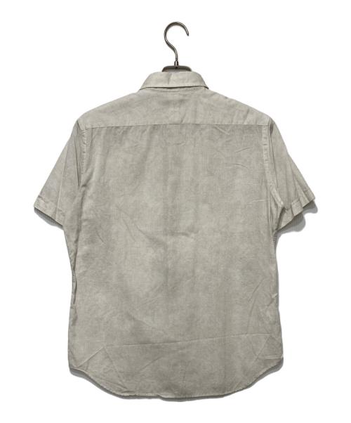 MACKINTOSH LONDON（マッキントッシュ ロンドン）MACKINTOSH LONDON (マッキントッシュ ロンドン) 総柄半袖コットンリネンシャツ グレー サイズ:Ｍの古着・服飾アイテム