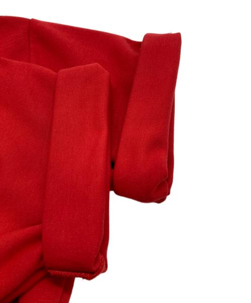 To b. by agnes b.（トゥービー バイ アニエスベー）To b. by agnes b. (トゥービー バイ アニエスベー) ロゴビッグシルエットTシャツ レッド サイズ:38の古着・服飾アイテム