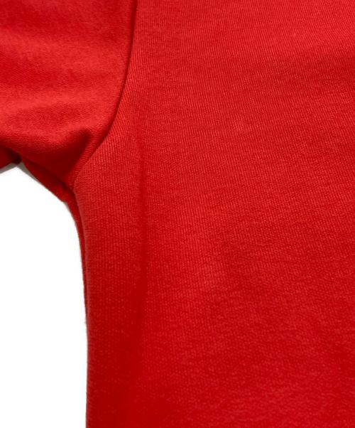 To b. by agnes b.（トゥービー バイ アニエスベー）To b. by agnes b. (トゥービー バイ アニエスベー) ロゴビッグシルエットTシャツ レッド サイズ:38の古着・服飾アイテム