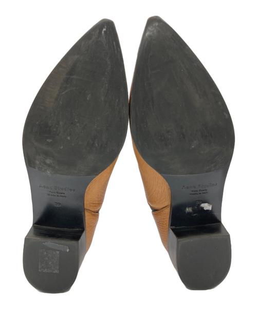 Acne studios（アクネ ストゥディオス）Acne studios (アクネ ストゥディオス) サイドゴアブーツ ベージュ サイズ:39の古着・服飾アイテム