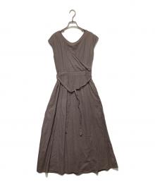 La TOTALITE（ラ ト―タリテ）の古着「綿麻2wayワンピース」｜グレー