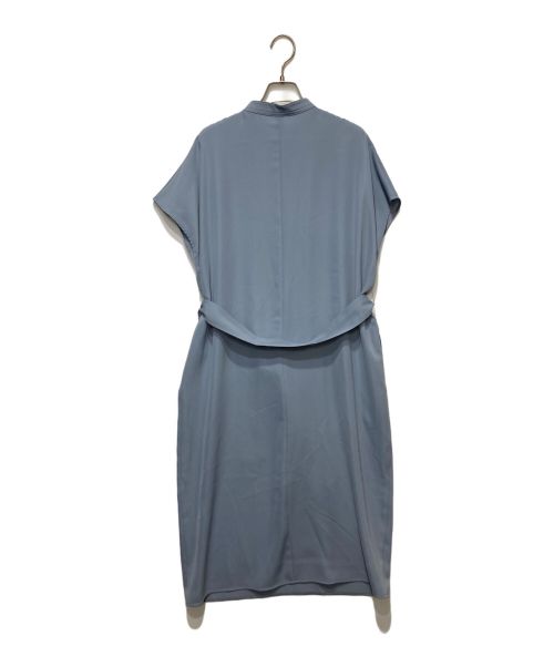 icB（アイシービー）icB (アイシービー) Soft Back Satin ワンピース ブルー サイズ:9の古着・服飾アイテム
