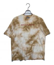 DIESEL（ディーゼル）の古着「タイダイプリントTシャツ」｜ベージュ