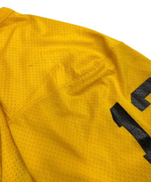 Champion（チャンピオン）Champion (チャンピオン) メッシュフットボールT イエロー サイズ:Ｍの古着・服飾アイテム