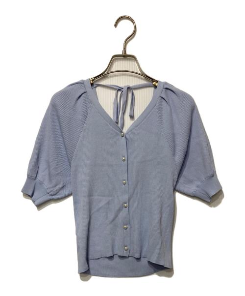 Diagram（ダイアグラム）Diagram (ダイアグラム) パフスリーブトップス ブルー サイズ:36の古着・服飾アイテム