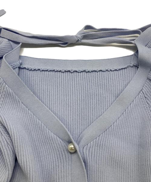 Diagram（ダイアグラム）Diagram (ダイアグラム) パフスリーブトップス ブルー サイズ:36の古着・服飾アイテム