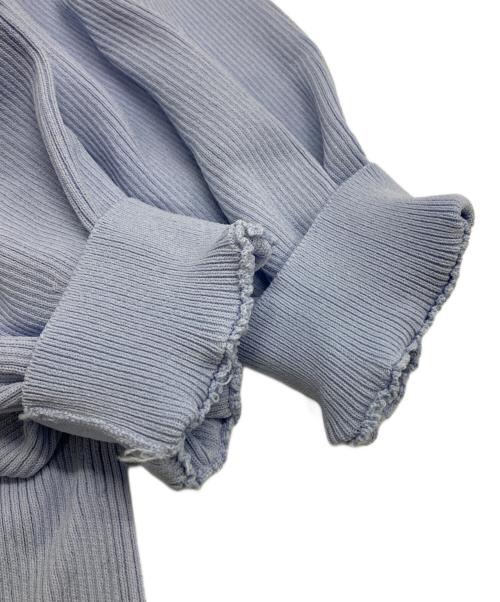 Diagram（ダイアグラム）Diagram (ダイアグラム) パフスリーブトップス ブルー サイズ:36の古着・服飾アイテム