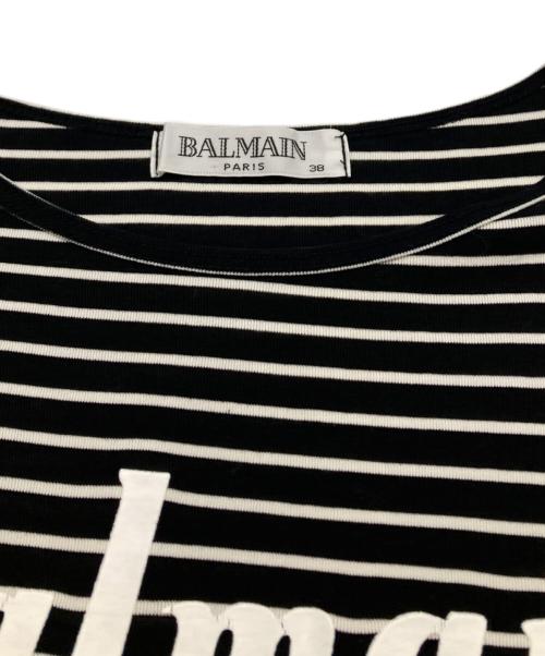 BALMAIN（バルマン）BALMAIN (バルマン) ノースリーブTシャツ ブラック サイズ:38の古着・服飾アイテム