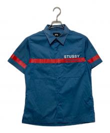 stussy（ステューシー）の古着「半袖シャツ」｜ブルー