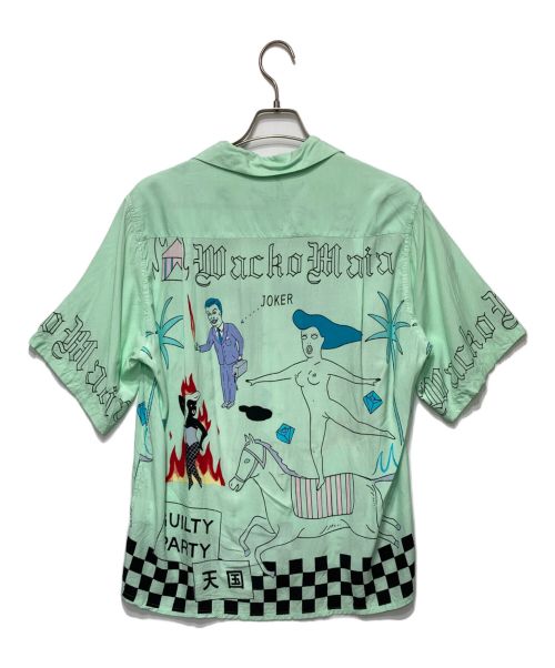 WACKO MARIA（ワコマリア）WACKO MARIA (ワコマリア) レーヨンハワイアンシャツ グリーン サイズ:Sの古着・服飾アイテム