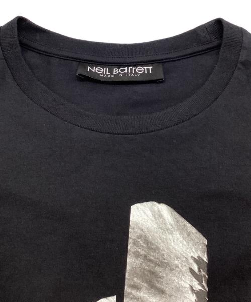 NEIL BARRETT（ニールバレット）NEIL BARRETT (ニールバレット) Flower Print Tシャツ ブラック サイズ:Mの古着・服飾アイテム