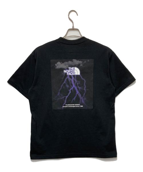 THE NORTH FACE（ザ ノース フェイス）THE NORTH FACE (ザ ノース フェイス) ロゴプリントTシャツ ブラック サイズ:Ｌの古着・服飾アイテム