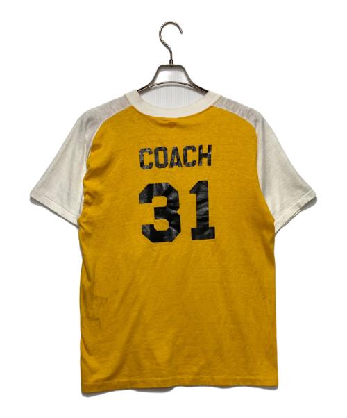 COLLEGIATE PACIFIC（カレッジパシフィック）COLLEGIATE PACIFIC (カレッジパシフィック) プリントTシャツ イエロー サイズ:Ｌの古着・服飾アイテム
