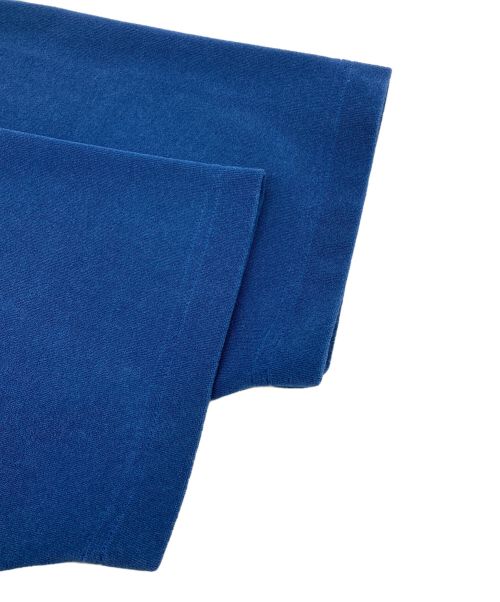 LACOSTE（ラコステ）LACOSTE (ラコステ) BEAUTY&YOUTH (ビューティーアンドユース) パイルワンポイントＴシャツ ブルー サイズ:US M /  FR4の古着・服飾アイテム