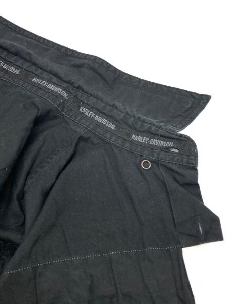 HARLEY-DAVIDSON（ハーレーダビッドソン）HARLEY-DAVIDSON (ハーレーダビッドソン) 刺繍半袖シャツ ブラック サイズ:Ｌの古着・服飾アイテム