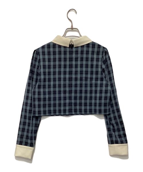 REDYAZEL（レディアゼル）REDYAZEL (レディアゼル) チェックセットアップ ブルー サイズ:Fの古着・服飾アイテム