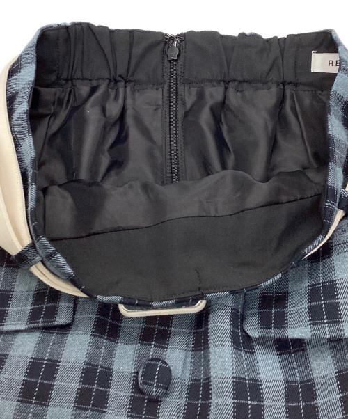 REDYAZEL（レディアゼル）REDYAZEL (レディアゼル) チェックセットアップ ブルー サイズ:Fの古着・服飾アイテム