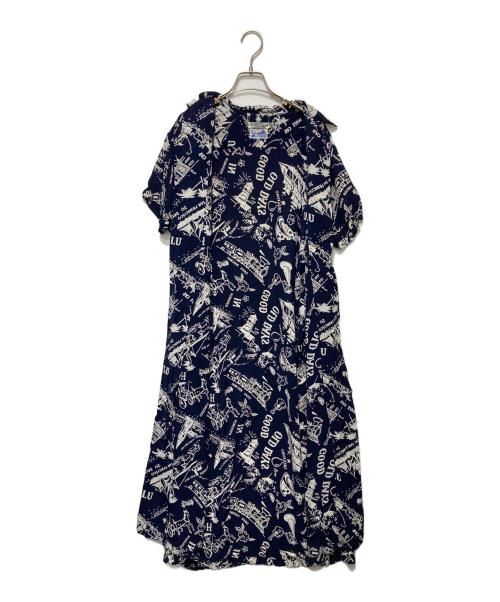 BEAMS（ビームス）BEAMS (ビームス) Sun Surf (サンサーフ) 別注ハワイアンワンピース ネイビー サイズ:-の古着・服飾アイテム