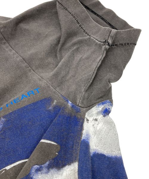 SAINT MICHAEL（セントマイケル）SAINT MICHAEL (セントマイケル) スカイプリントTシャツ ブラック サイズ:Sの古着・服飾アイテム