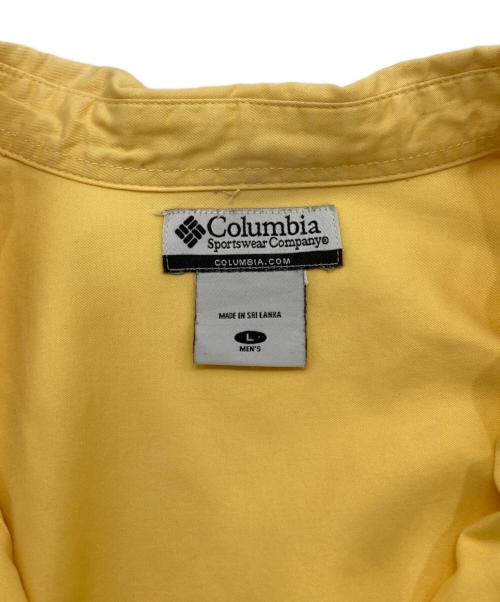 Columbia（コロンビア）Columbia (コロンビア) 半袖シャツ イエロー サイズ:Lの古着・服飾アイテム