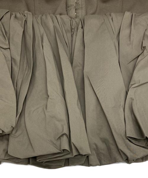 FRAY ID（フレイ アイディー）FRAY ID (フレイ アイディー) コンビペプラムベアトップス カーキ サイズ:1の古着・服飾アイテム