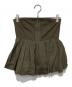 FRAY ID（フレイ アイディー）の古着「コンビペプラムベアトップス」｜カーキ