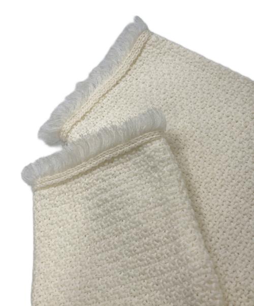 ADAWAS（アダワス）ADAWAS (アダワス) SUMMER TWEED KNIT JACKET ミルク サイズ:Freeの古着・服飾アイテム