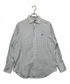 POLO RALPH LAURENポロ・ラルフローレン）の古着「チェックシャツ」｜ホワイト×ネイビー