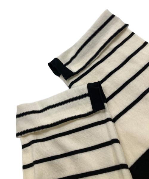 DES PRES（デ プレ）DES PRES (デ プレ) コンパクトコットン ボートネックプルオーバー ベージュ サイズ:Fの古着・服飾アイテム